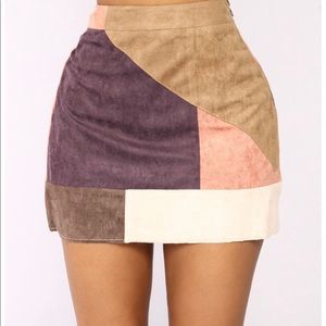Recovering lover multi c skirt